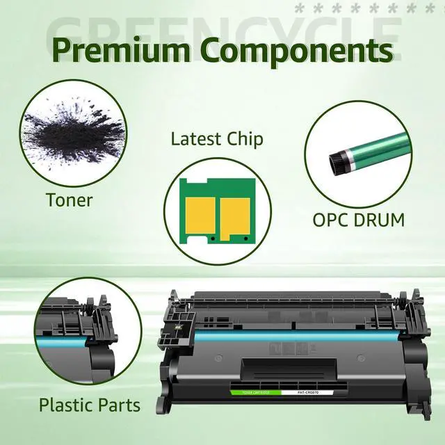 Alt view image 5 of 7 - 070 Black Toner Cartridge Compatible Replacement for Canon 070 CRG070 CRG-070 Toner Cartridge for imageCLASS MF465dw MF462dw LBP246dw LBP247dw Printer (4 Pack)