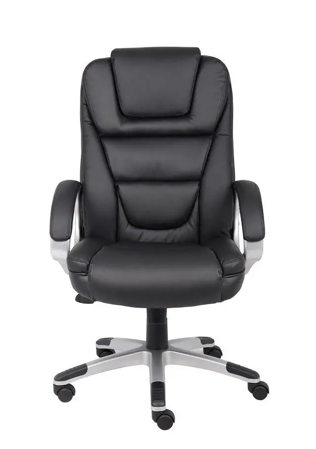 Alt view image 5 of 7 - Boss Black No Tools Required Executive Leather Chair