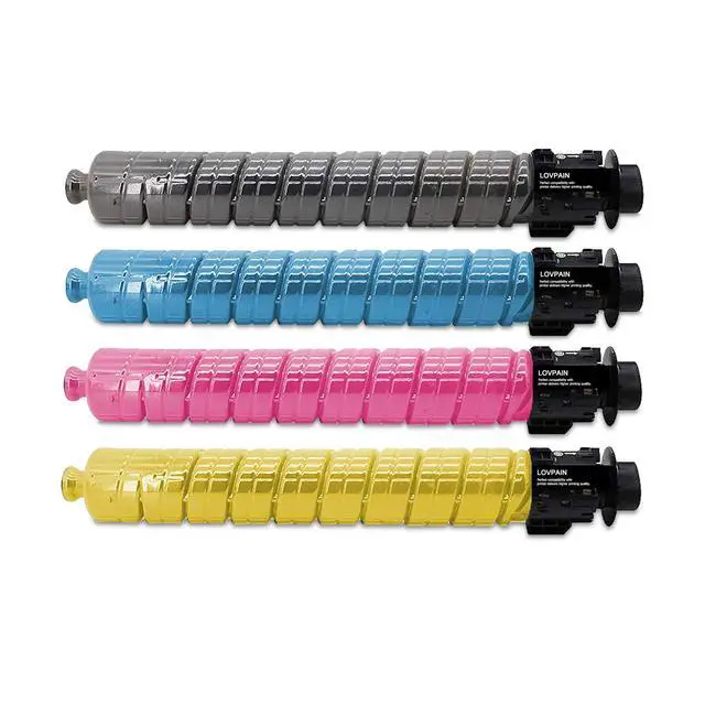 Alt view image 2 of 7 - MP C2503 High Yield Toner Cartridge (4-Pack, Black/Cyan/Magenta/Yellow) | Compatible C2503H 841918 841921 841920 841919 Toner Cartridge Replacement for MP C2003 C2004 C2503 C2504 Printer
