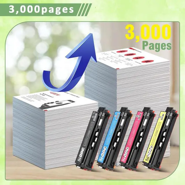 Alt view image 5 of 7 - for Xerox C235 C230 Toner Cartridge (with Chip),Replacement 006R04383 006R04384 006R04385 006R04386 Compatible with Xerox C235DN/C230DNI Color Multifunctional Printer High-Yield Ink Cartridge (4 Pack)