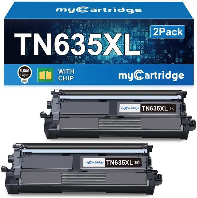 Main image of TN635XL TN635 Black Toner Cartridge TN635XLBK MFC-L8930CDW HL-L8430CDW | Compatible for Brother TN635BK TN 635XL TN-635XL Toner for MFC-L8730CDW HL-L8570CDW MFC-L8970CDW MFC-EX575 Printer Ink 2 Pack