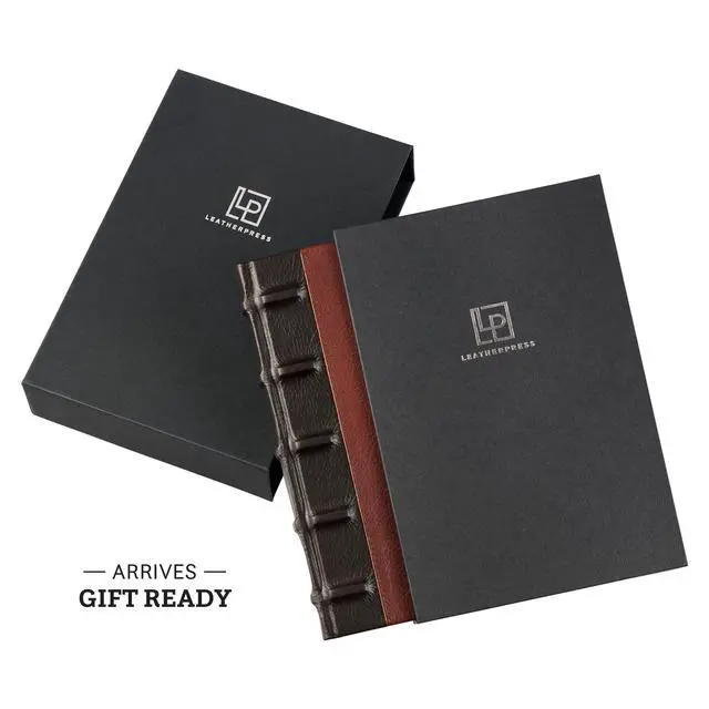 Alt view image 5 of 7 - Luxury Leather Journal, Full-Grain Leather Notebook | Gift for Men & Women, 400 Numbered Pages, Table of Contents, Perfect for Birthdays, Anniversaries, & Special Occasions
