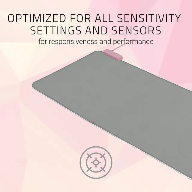 Alt view image 5 of 6 - Goliathus Extended Chroma Gaming Mousepad, Quartz Pink