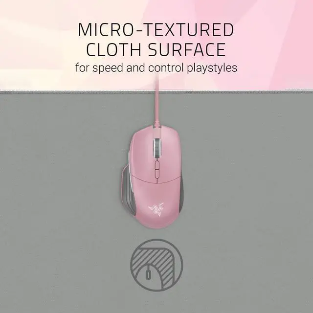 Alt view image 4 of 6 - Goliathus Extended Chroma Gaming Mousepad, Quartz Pink