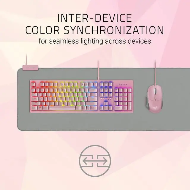 Alt view image 6 of 6 - Goliathus Extended Chroma Gaming Mousepad, Quartz Pink