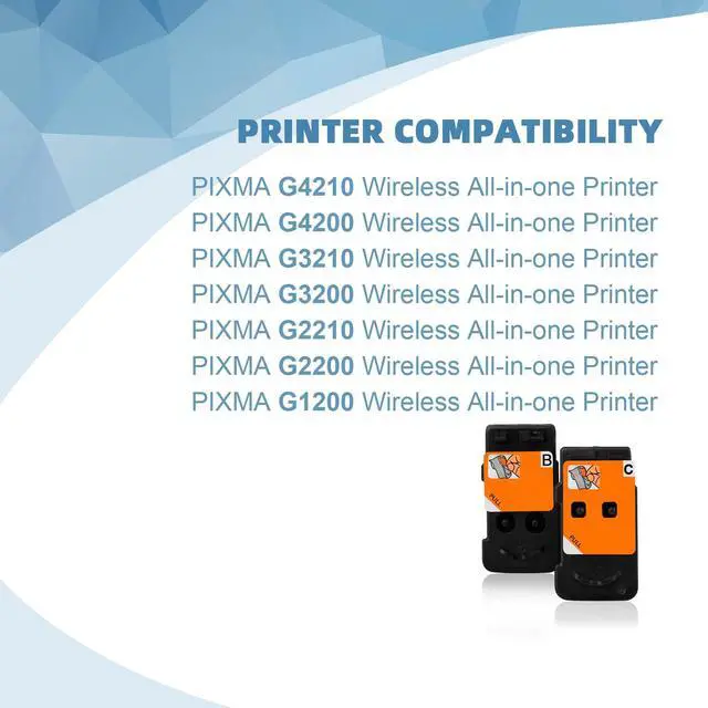 Alt view image 2 of 7 - BH-2 CH-2 Remanufactured printhead use for G4210 G4200 G3202 G3210 G3200 2210 2200 1200 MegaTank Replacement Printer Head Ink cartridges 8021XL and 8009XL Set