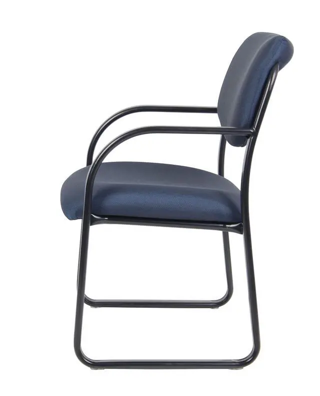 Alt view image 6 of 7 - Office Products Fabric Guest Chair in Blue