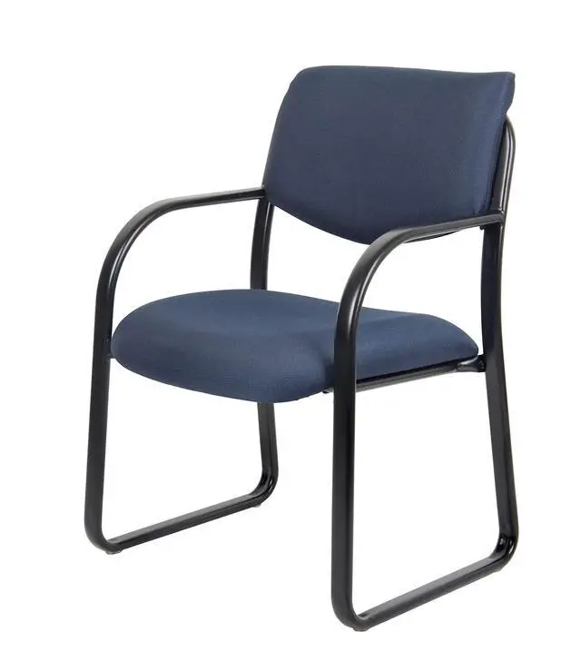 Alt view image 4 of 7 - Office Products Fabric Guest Chair in Blue