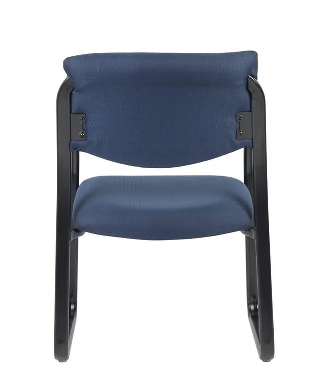 Alt view image 7 of 7 - Office Products Fabric Guest Chair in Blue