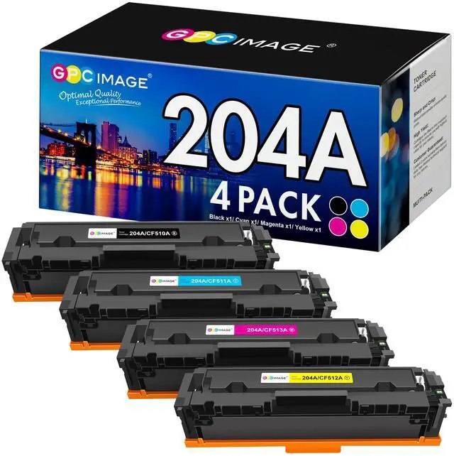 Main image of Compatible Toner Cartridge Replacement for HP 204A 204 A CF510A CF511A CF512A CF513A to use with Color LaserJet Pro MFP M180nw M154nw M180n M154a MFP M181fw Printer (4 Pack)