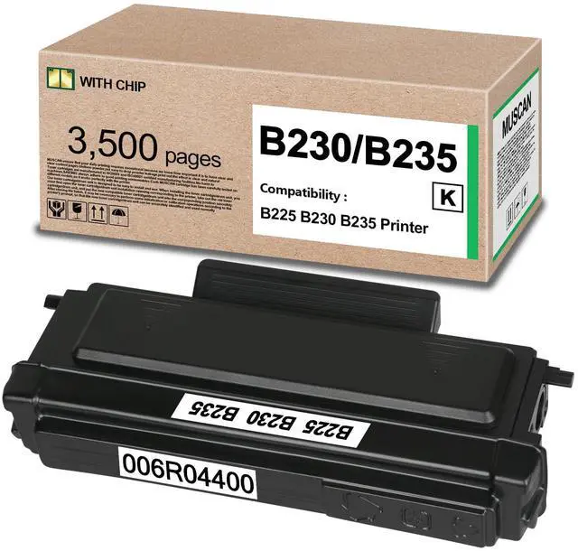 Main image of Compatible 006R04399 High Yield Toner Cartridge for Xerox B225 B230 B235 | Cartridge with New Chip Replacement for 006R04399 006R04400 006R04401 Compatible with Xerox B230 B225 B235 Printer 1 Back