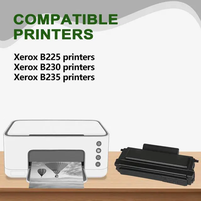 Alt view image 2 of 7 - Compatible 006R04399 High Yield Toner Cartridge for Xerox B225 B230 B235 | Cartridge with New Chip Replacement for 006R04399 006R04400 006R04401 Compatible with Xerox B230 B225 B235 Printer 1 Back