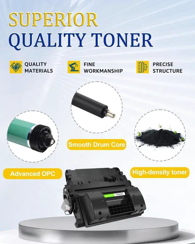 Alt view image 4 of 7 - 64X Black Toner Cartridge High Yield Compatible for HP CC364X | Upgraded 64A CC364A More Capacity Works for LaserJet P4015 P4015n P4015dn P4015tn P4015x P4515 P4515n P4515x(25000pages,2PK)