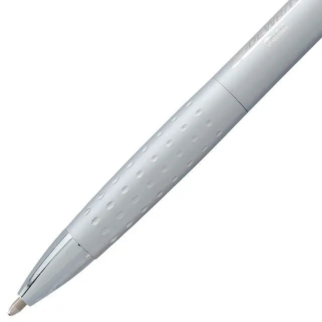 Alt view image 3 of 3 - Glidewrite Executive Ballpoint Pen, (1.0mm) Medium Line, Silver Metal Barrel, Black Ink, Box of 12 (BX970Z-A)