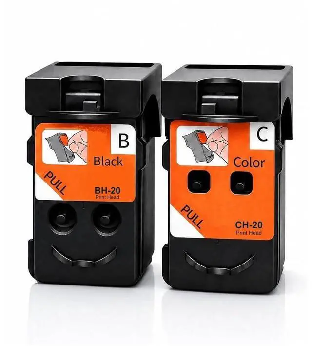 Main image of BH-20 CH-20 Print Head Use for Canon PIXMA G7020 G6020 G5020 G3270 G3260 G3262 Printer for Canon BH20 CH20 Printhead Replacement | BH 20 Black(QY6-8026) CH 20 Color(QY6-8035) 2 Pack