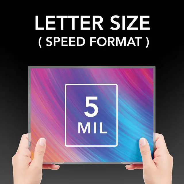 Alt view image 2 of 5 - Laminating Sheets, Thermal Laminating Pouches, Letter Size, 5 Mil, Speed Format, EZUse, 200 Pack (3740728)