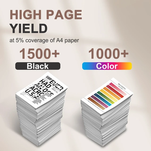 Alt view image 4 of 6 - High Yield LC504 LC504XL Ink Cartridge 4-Pack Compatible with Brother MFC-J1355DW MFC-J1365DW MFC-J1367DW Printers for INKvestment 1355 1365 1367 Ink Cartridges