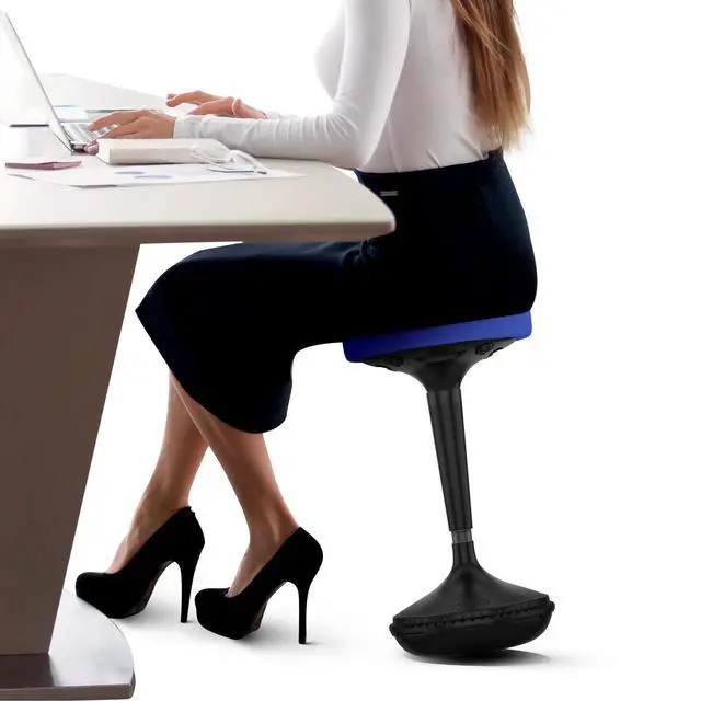Alt view image 2 of 7 - Wobble Stool Standing Desk, Flexible Seating Adjustable Office Ergonomic Seating, Wobble Stools for Alternative Classroom Seating, Active ADHD Chair, Wiggle Chairs