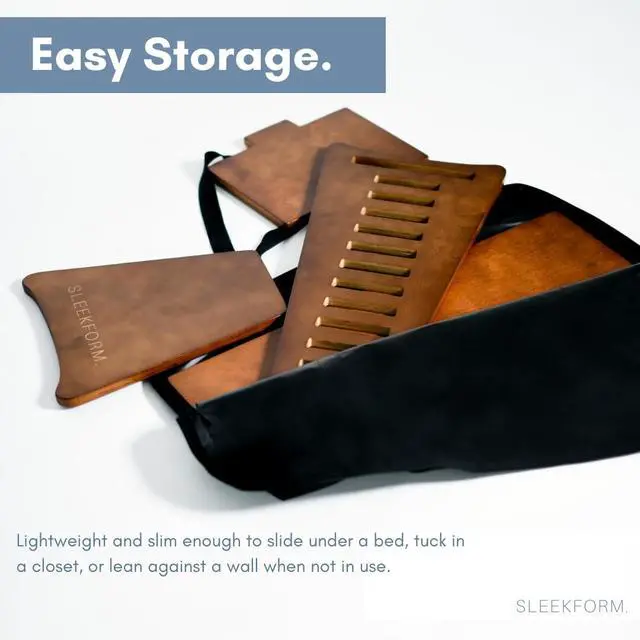 Alt view image 7 of 7 - Saint John Standing Desk Converter - Walnut, Includes Tote Bag