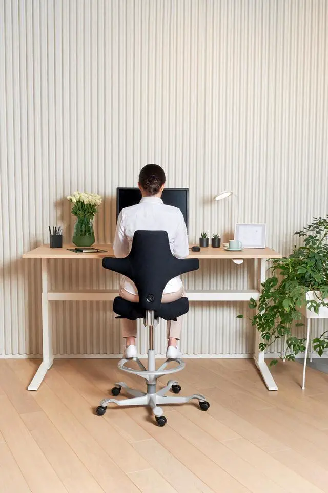 Alt view image 2 of 7 - Capisco White Footring- Footring Only-Chair Sold Separately (White)
