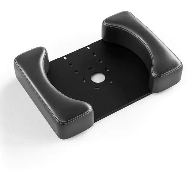 Main image of Big Boy Extender Attachment for Shop Chair - Adds 7" Width | 4" Thick cushion and 14" seat depth for swivel chairs, Compatible with EZ-Lift Rolling Stools, Made in USA