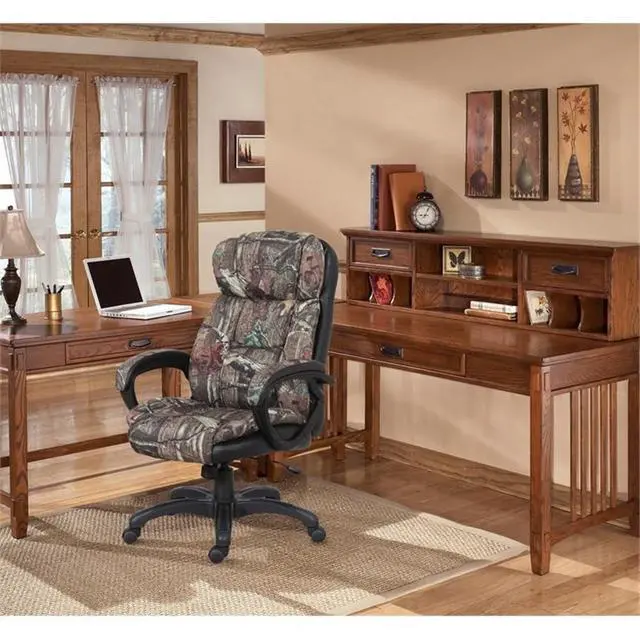 Alt view image 2 of 6 - OS Home and Office Furniture 45.25" Fabric Executive Chair in Mossy Oak/Black