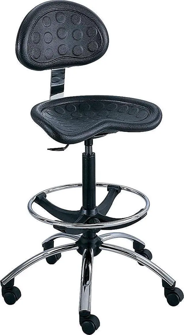 Alt view image 4 of 4 - Products 6661BL SitStar Stool Back for use with SitStar Chrome Base, sold separately, Black