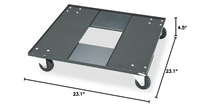 Alt view image 3 of 3 - Products 4188 Stack Chair Cart for 4185 Stack Chairs and Visit Chairs, Black