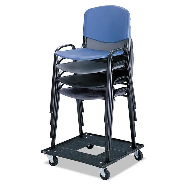Alt view image 2 of 3 - Products 4188 Stack Chair Cart for 4185 Stack Chairs and Visit Chairs, Black