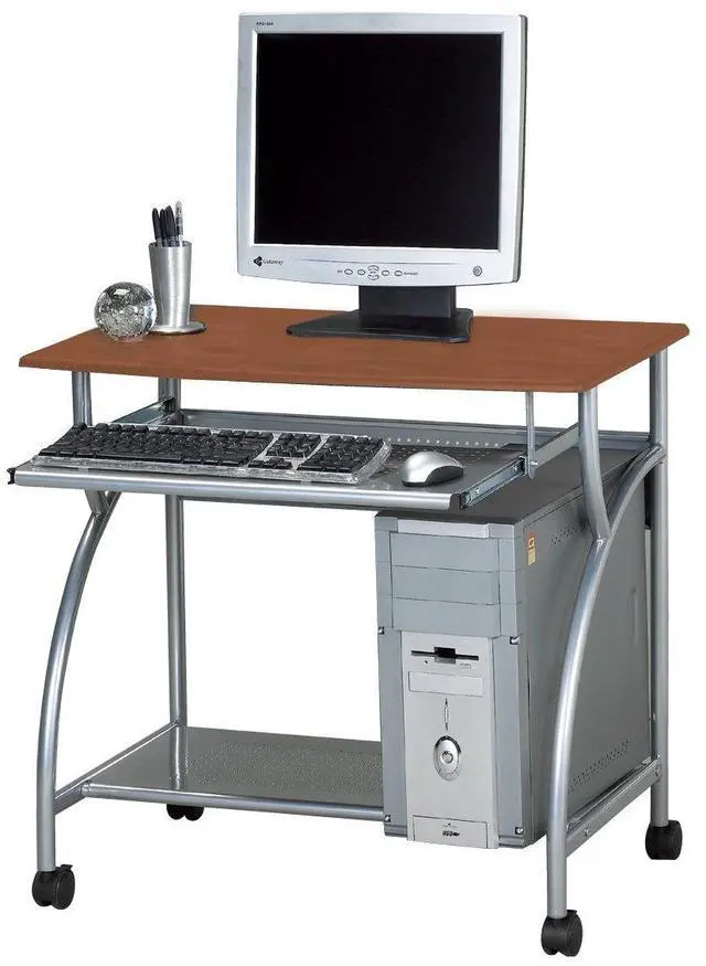 Main image of SOHO Mobile Argo Personal Computer Workstation, Medium Cherry Tf, Metallic Gray Frame