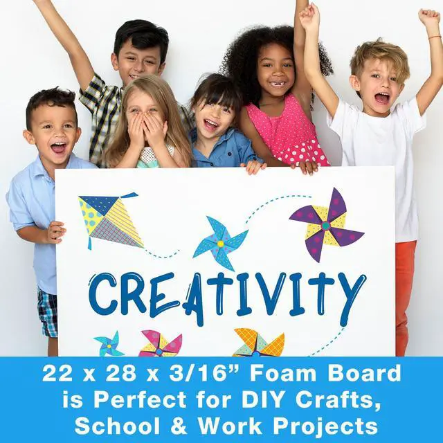 Alt view image 7 of 7 - 20 Pcs Large Foam Boards Bulk Foam Core Backing Board 3/16 Inch Thickness Foam Core Board Foam Poster Boards for Presentations, School, Office, Art Projects(White,22 x 28 x 3/16 Inches)