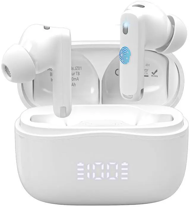 Main image of T8 Translator Earbuds, Real-Time Language Translator Device in 127 Languages, Translation Earbuds with Call, Video & Photo Translation, Professional Interpreter for Business Meetings & Travel