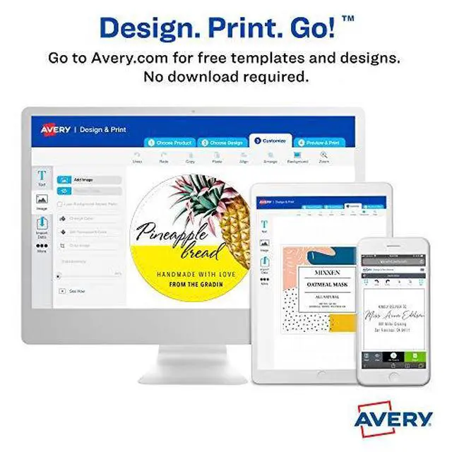 Alt view image 6 of 7 - Matte White Round Labels, Sure Feed Technology, 1/2" Diameter, 15,400 Matte White Printable Labels
