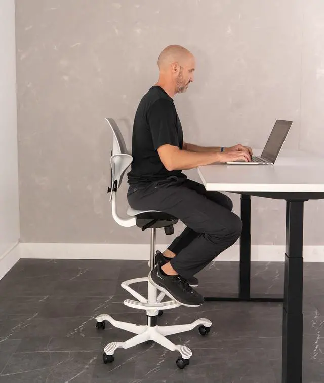 Alt view image 5 of 7 - Capisco White Footring- Footring Only-Chair Sold Separately (White)