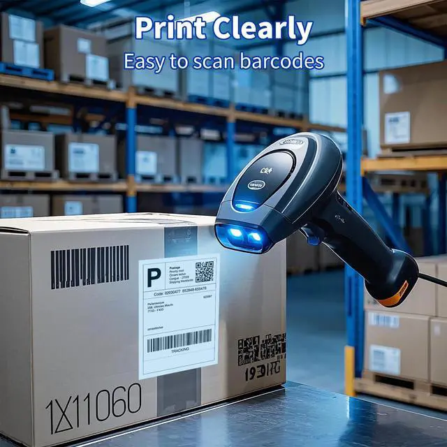 Alt view image 6 of 7 - 4" x 6" Direct Thermal Labels, 4000 Fanfold Shipping Labels with Perforated Line for Zebra & Rollo Printer, Thermal Printer Label 4x6, Permanent Adhesive