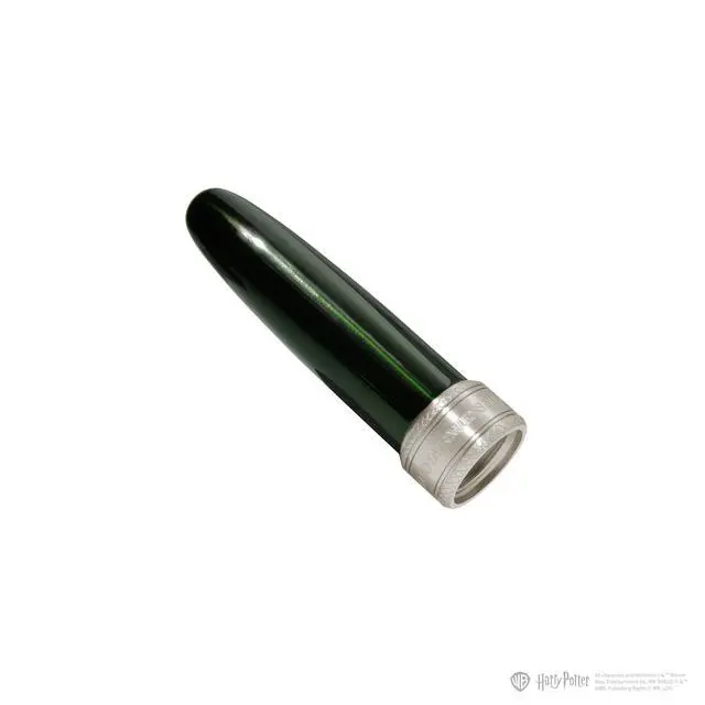 Alt view image 5 of 7 - Warner Bros., Official Licensed, Harry Potter, Joule Pen, Slytherin House, Secrets Etched in Silver and Gold, Gold Plated No. 6 Nib