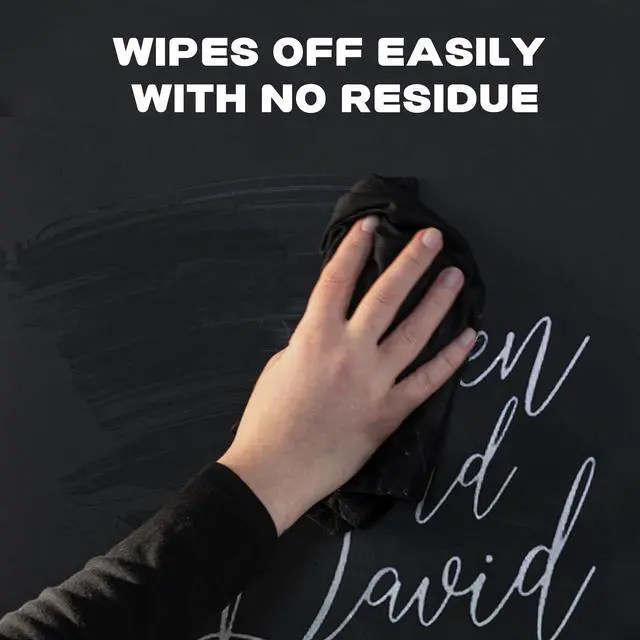 Alt view image 6 of 7 - Chalk Board Easel Sign, Sidewalk Sign 35" x 18" with Display Shelf,Free Standing Chalkboard Easel,Double-Sided Hanging Outdoor Chalkboard Sign for Café Bar, Bistro, Florist or Wedding