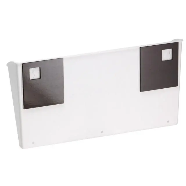 Alt view image 5 of 7 - MagnetPlus Magnetic Letter Size File Pocket, Plastic, White (92543), 2.52 x 13.62 x 6.69 Inches,Offwhite (Pack of 4)
