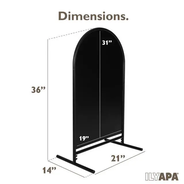 Alt view image 2 of 6 - Metal A Frame Sign, Chalkboard Sidewalk Sign - 21x35 in, Black | Freestanding Double Sided Magnetic Chalkboard, Sandwich Board Signs, Includes Chalk & Eraser - For Businesses - Black