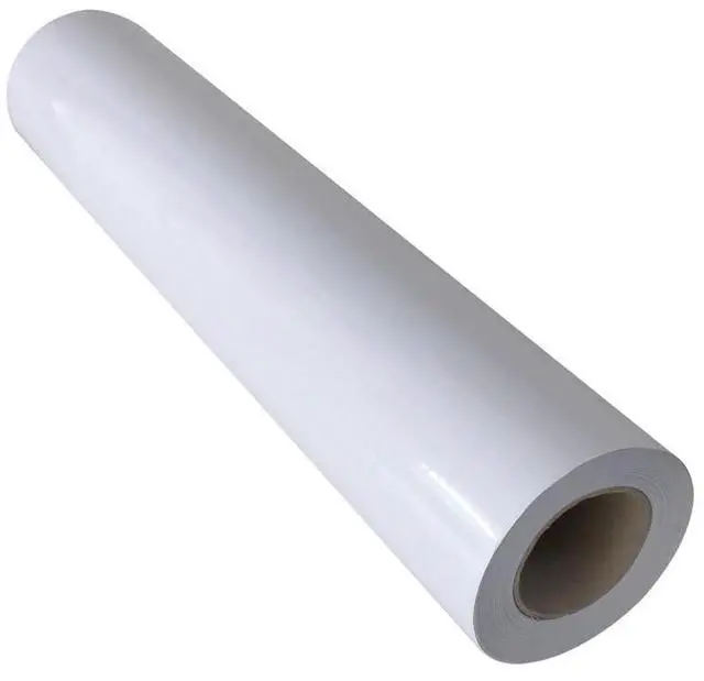 Alt view image 4 of 6 - 1968x25 Inch (0.7x54Yard) 2 mil Thickness Glossy UV Luster Vinyl Cold Laminating Film 3 Inch Core Glossy Cold Roll Laminate Clear Cold Lamination for Photo Picture Laminating and Protection