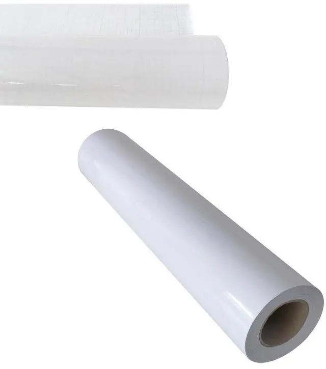 Alt view image 6 of 6 - 1968x25 Inch (0.7x54Yard) 2 mil Thickness Glossy UV Luster Vinyl Cold Laminating Film 3 Inch Core Glossy Cold Roll Laminate Clear Cold Lamination for Photo Picture Laminating and Protection