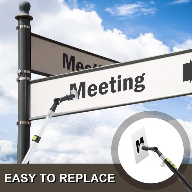 Alt view image 4 of 6 - 5.1 ft-18 ft Readerboard Sign Letter Change Arm Marquee Sign Letter Change Arm with Cup for Changing Sign Letters
