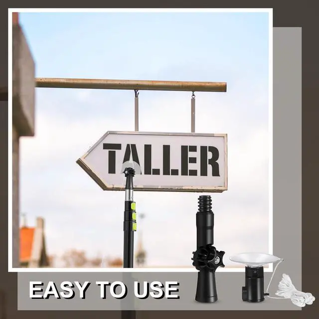 Alt view image 6 of 6 - 5.1 ft-18 ft Readerboard Sign Letter Change Arm Marquee Sign Letter Change Arm with Cup for Changing Sign Letters