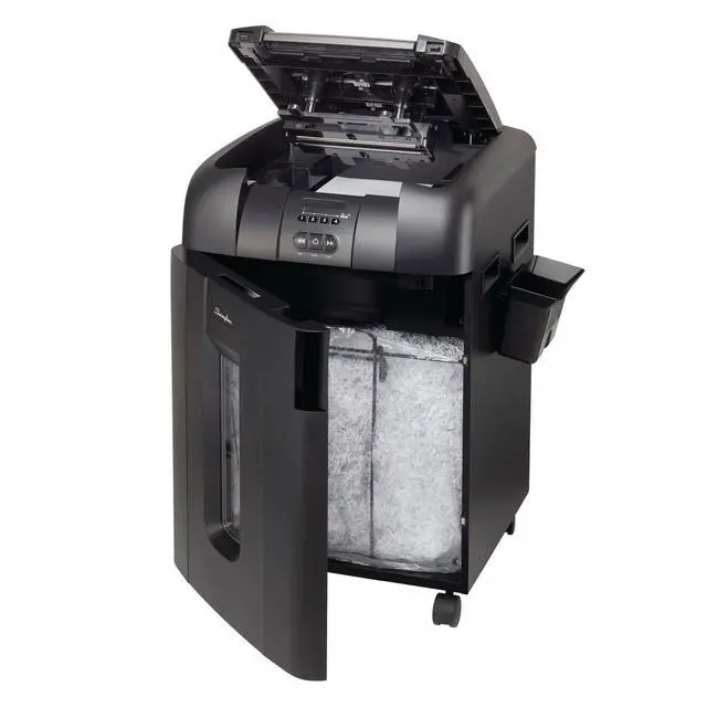 Alt view image 4 of 5 - Shredder Bags, For TAA Compliant Shredders, Plastic, 30-60 Gallon, 100/Pack (1145482)