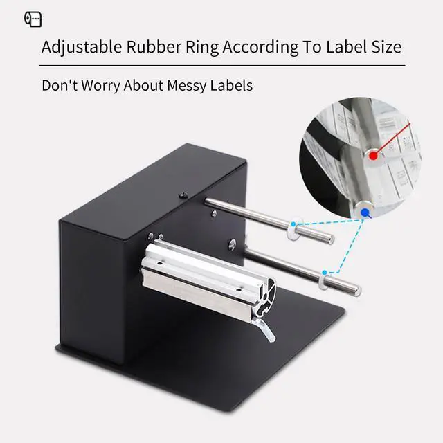 Alt view image 4 of 7 - Automatic Label Rewinder Rewinding Machine Speed 1-8 inch/s Automatic Label Rewinder Two-Way Rewinding 180mm Label Roller Machine Synchronize with Printer (R3)