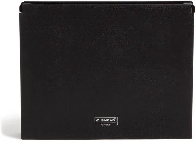 Alt view image 3 of 5 - Poly Hanging Expanding File, 12 Dividers, Letter Size, Black (65125) (Pack of 12)