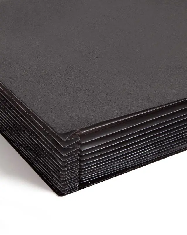 Alt view image 5 of 5 - Poly Hanging Expanding File, 12 Dividers, Letter Size, Black (65125) (Pack of 12)