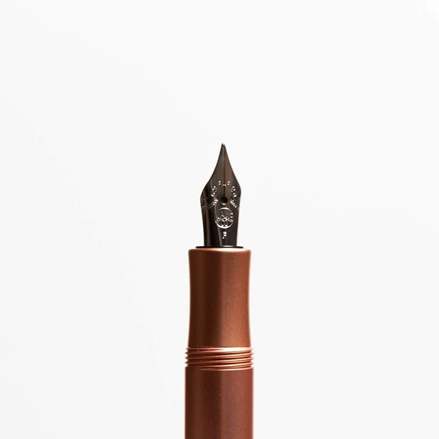 Alt view image 4 of 7 - AL Sport Fountain Pen Rose Gold, Fine Nib Sport Octagonal Clip Chrome