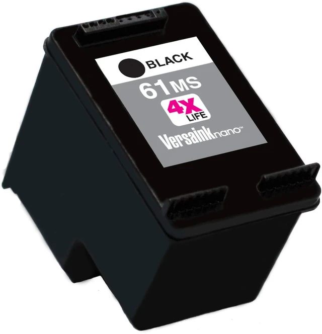 Alt view image 2 of 3 - Nano HP MICR 61MS Ink Cartridge for Check Printing - Replacement for 61 Black (CH561WN), MICR Black, 1 (VH61MS-3337)