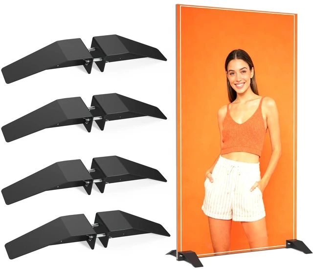 Main image of Foam Board Stand Heavy Duty Stainless Steel Adjustable Sign Holder Base for Any Size Board Ideal for Commercial Advertising, Events, Store Displays (Enhanced Edition)